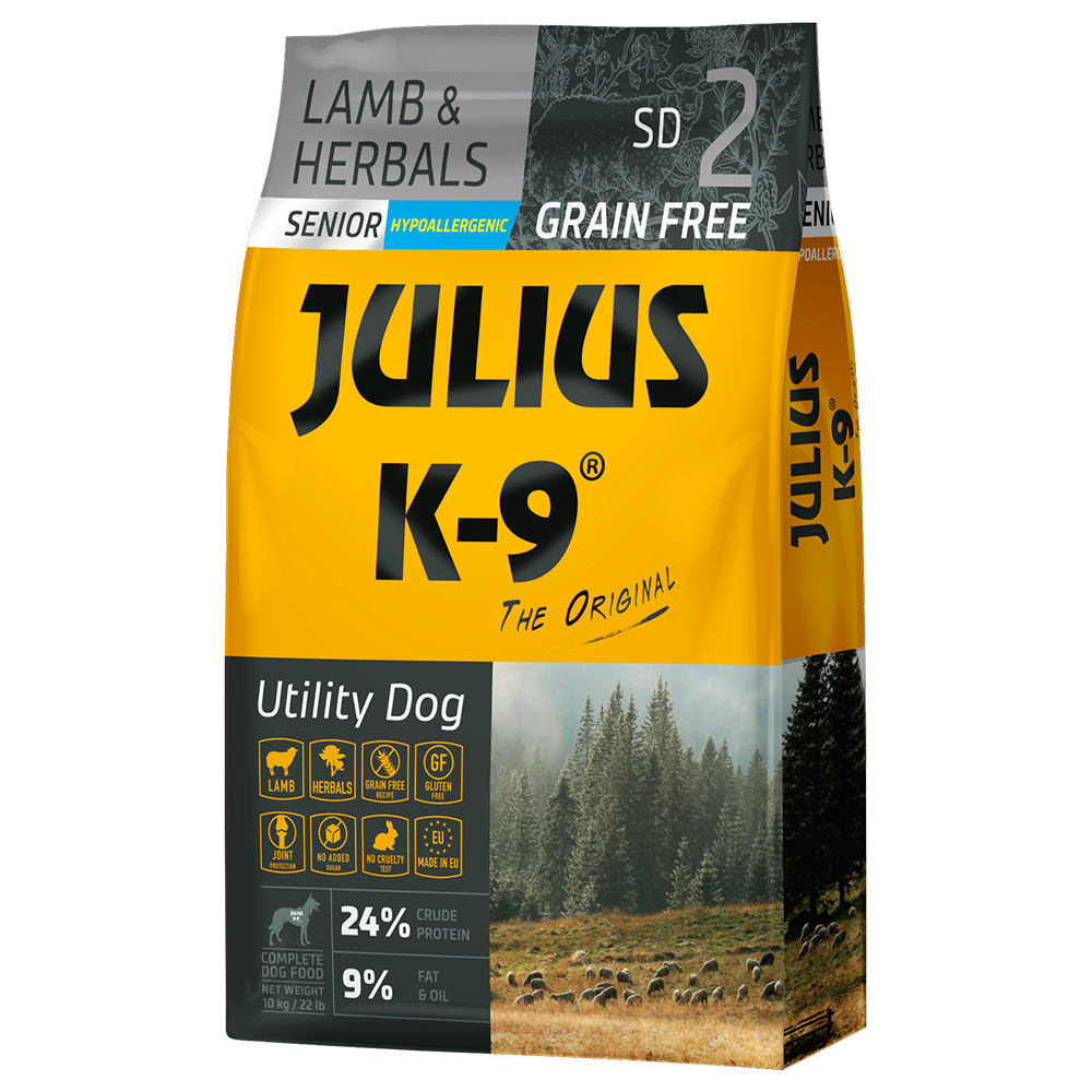 JULIUS K-9 Senior / Light Lamm & Kräuter - Sparpaket: 2 x 10 kg von JULIUS K-9