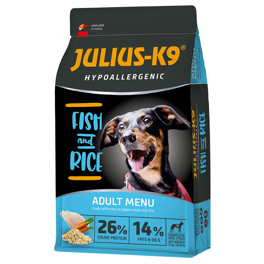 JULIUS-K9 High Premium Adult Hypoallergenic Fisch - Sparpaket: 2 x 12 kg JULIUS-K9 High Premium Adult Hypoallergenic Fisch - Sparpaket: 2 x 12 kg von JULIUS K-9