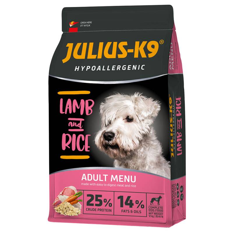 JULIUS-K9 High Premium Adult Hypoallergenic Lamm - Sparpaket: 2 x 12 kg von JULIUS K-9