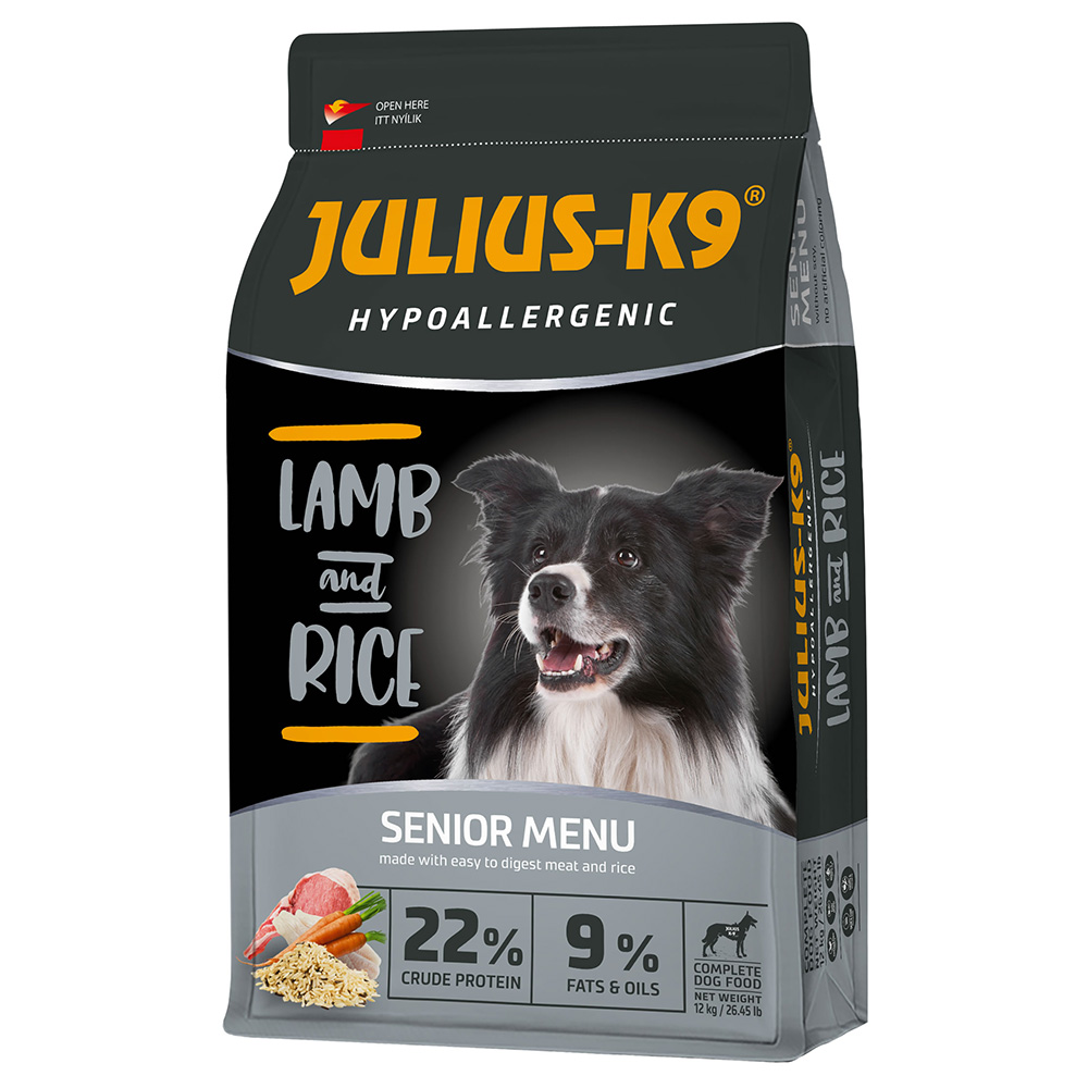JULIUS-K9 High Premium Senior / Light Hypoallergenic Lamm - Sparpaket: 2 x 12 kg von JULIUS K-9