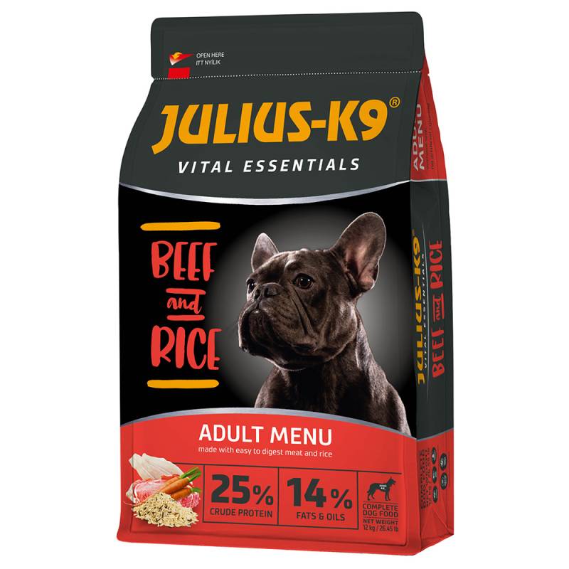 JULIUS-K9 High Premium Vital Essentials Rind - Sparpaket: 2 x 12 kg von JULIUS K-9