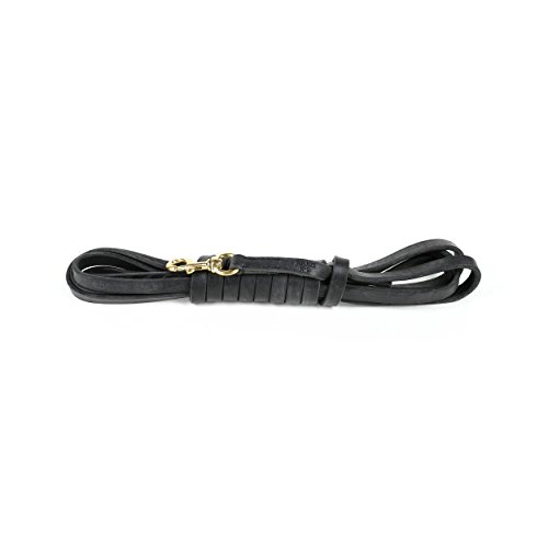 Julius-K9, 16500-M, Hundeleine aus Fettleder, 16mm x 5m, ohne Schlaufe, Messingkarabiner Julius-K9, 16500-M, Hundeleine aus Fettleder, 16mm x 5m, ohne Schlaufe, Messingkarabiner von JULIUS K-9