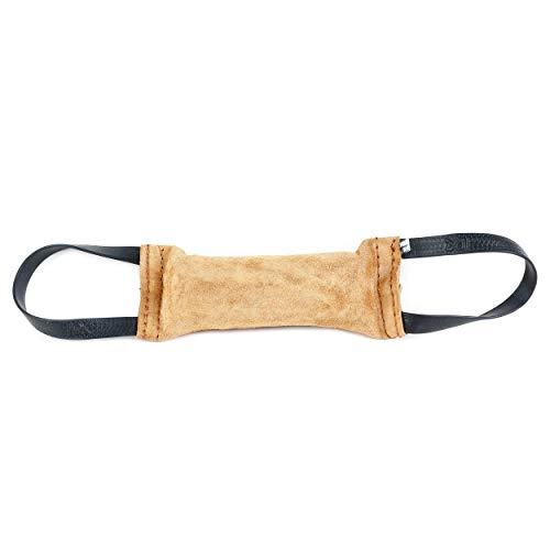 Julius-K9, 18525, Beisswurst, Leder 25 cm x 5,5 cm, innen genäht, zwei Handschlaufen Julius-K9, 18525, Beisswurst, Leder 25 cm x 5,5 cm, innen genäht, zwei Handschlaufen von JULIUS K-9