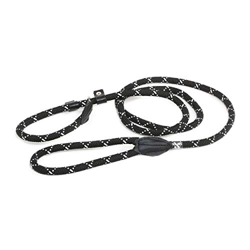 Julius-K9, 2020R-IDC, IDC Retriverleine, Durchmesser 12 mm x 2 m, rund, schwarz, fluoreszierender Julius-K9, 2020R-IDC, IDC Retriverleine, Durchmesser 12 mm x 2 m, rund, schwarz, fluoreszierender von JULIUS K-9