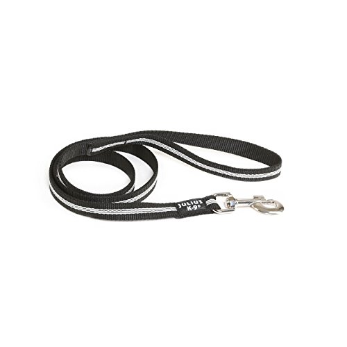 Julius-K9, 216-NL-1,2S, IDC-Schlauchgurtleine, 19mm x 1,2 m, mit Streifen, nachleuchtend, mit Schlaufe,schwarz Julius-K9, 216-NL-1,2S, IDC-Schlauchgurtleine, 19mm x 1,2 m, mit Streifen, nachleuchtend, mit Schlaufe,schwarz von JULIUS K-9
