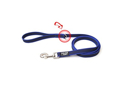 IDC Color & Gray gumierte Leine, 20 mm x 1,8 m mit Schlaufe und D-Ring, Blau-Grau IDC Color & Gray gumierte Leine, 20 mm x 1,8 m mit Schlaufe und D-Ring, Blau-Grau von JULIUS K-9