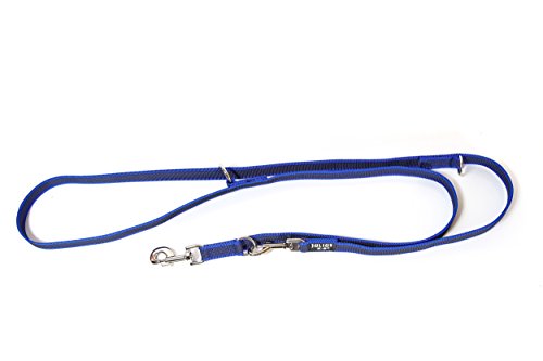 IDC Color & Gray verstellbare Leine mit Doppelkarabiner, 20 mm x 2,2 m, Blau-Grau IDC Color & Gray verstellbare Leine mit Doppelkarabiner, 20 mm x 2,2 m, Blau-Grau von JULIUS K-9