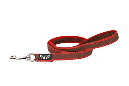 IDC Color & Gray gumierte Leine, 20 mm x 1 m mit Schlaufe, Rot-Grau IDC Color & Gray gumierte Leine, 20 mm x 1 m mit Schlaufe, Rot-Grau von JULIUS K-9
