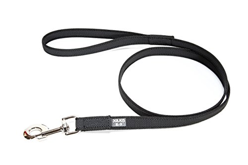IDC Color & Gray gumierte Leine, 20 mm x 2 m mit Schlaufe und D-Ring, Schwarz-Grau IDC Color & Gray gumierte Leine, 20 mm x 2 m mit Schlaufe und D-Ring, Schwarz-Grau von JULIUS K-9