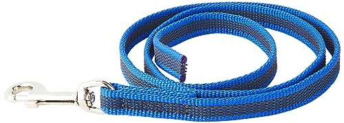 IDC Color & Gray gumierte Leine, 14 mm x 1 m ohne Schlaufe, Blau-Grau von JULIUS K-9