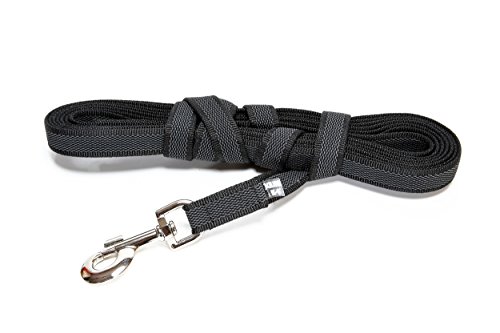 IDC Color & Gray gumierte Leine, 14 mm x 5 m mit Schlaufe, Schwarz-Grau IDC Color & Gray gumierte Leine, 14 mm x 5 m mit Schlaufe, Schwarz-Grau von JULIUS K-9