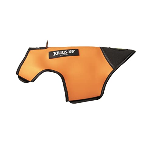 Julius-K9, IDC Neoprene Hundekleidung, Size: S, Schwarz und UV Orange von JULIUS K-9