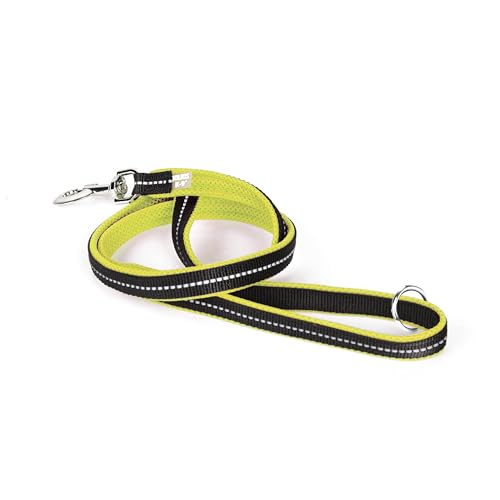 Julius-K9, IDC Powairleine, Größe: 1,2 m mit Schlaufe und mit großen Karabiner, Neon Julius-K9, IDC Powairleine, Größe: 1,2 m mit Schlaufe und mit großen Karabiner, Neon von JULIUS K-9
