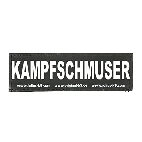 Julius-K9 162LR-G-32953 Klettaufschrift, KAMPFSCHMUSER, schwarz von JULIUS K-9