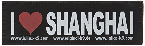 Julius-K9 162LR-G-55327 Klettaufschrift, MAÎTRE CHIEN, schwarz von JULIUS K-9