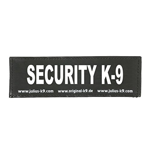 Julius-K9 162LR-K-28093 Klettaufschrift, SECURITY, klein, schwarz von JULIUS K-9