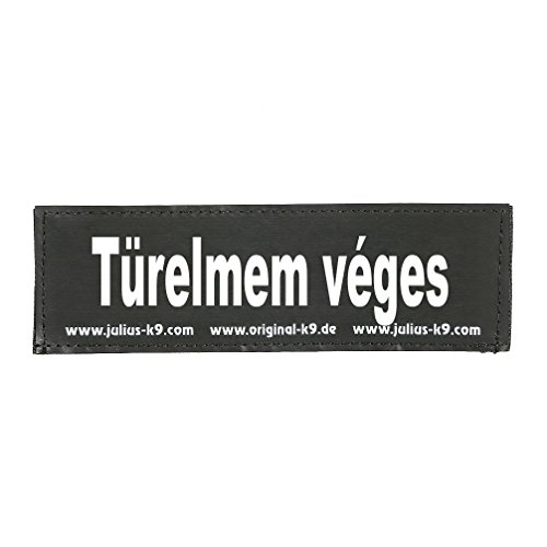 Julius-K9 162LR-K-43300 Klettaufschrift, Türelmem véges, klein, schwarz Julius-K9 162LR-K-43300 Klettaufschrift, Türelmem véges, klein, schwarz von JULIUS K-9