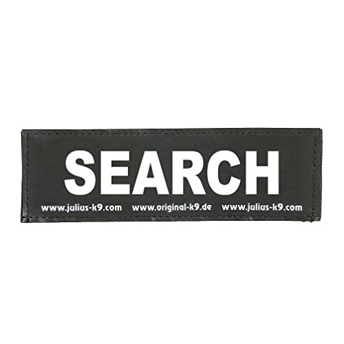 Julius-K9 162LR-K-43584 Klettaufschrift, SEARCH, klein, schwarz von JULIUS K-9