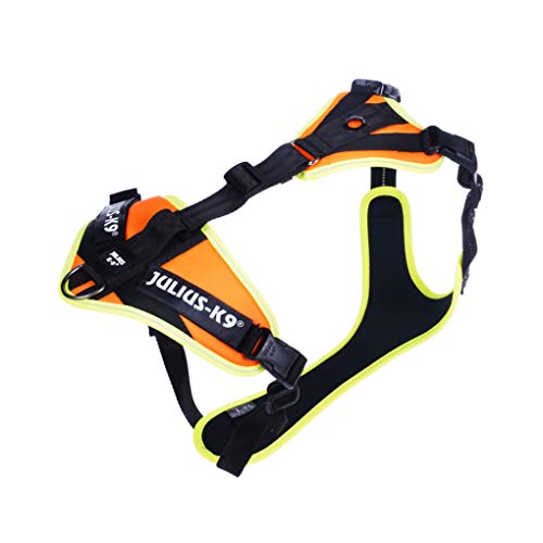 Julius-K9, 19MTR-FOR-L-XL-AMZ, Mantrailing & Outdoor Hundegeschirr, Größe: L-XL, UV orange mit neon Rand Julius-K9, 19MTR-FOR-L-XL-AMZ, Mantrailing & Outdoor Hundegeschirr, Größe: L-XL, UV orange mit neon Rand von JULIUS K-9