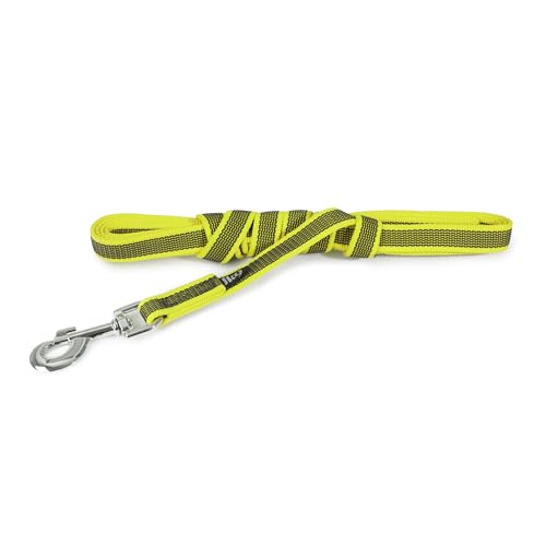 Julius-K9 Color & Gray Super-Grip-Leine ohne Griff, 20 mm x 3 m, Neongrau Julius-K9 Color & Gray Super-Grip-Leine ohne Griff, 20 mm x 3 m, Neongrau von JULIUS K-9