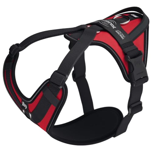 Julius-K9 Hundegeschirr in Y-Form, einfach mit Ring zu befestigen + Griff, Medium, Rot Julius-K9 Hundegeschirr in Y-Form, einfach mit Ring zu befestigen + Griff, Medium, Rot von JULIUS K-9