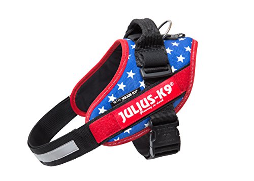 Julius-K9 IDC Powergeschirr für Hunde mit zwei kostenlosen benutzerdefinierten Patches, Ameri-Canis Größe 0, M/Größe 0(Brust: 58,4-76,2 cm) von JULIUS K-9