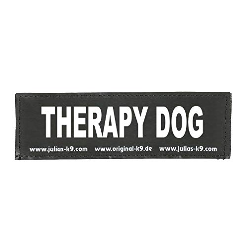 Julius-K9 162LR-G-41092 Klettaufschrift, THERAPY DOG, schwarz Julius-K9 162LR-G-41092 Klettaufschrift, THERAPY DOG, schwarz von JULIUS K-9