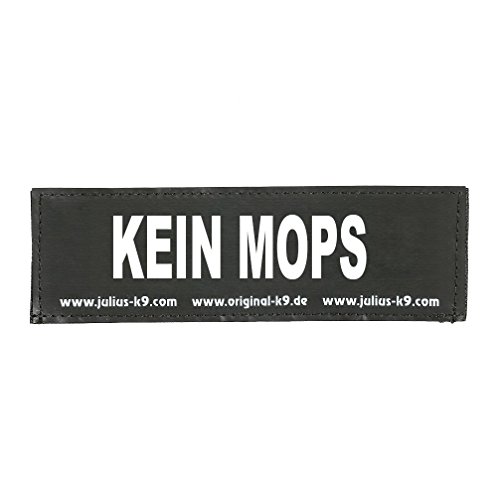 Klettaufschrift, KEIN MOPS, klein, Schwarz Klettaufschrift, KEIN MOPS, klein, Schwarz von JULIUS K-9