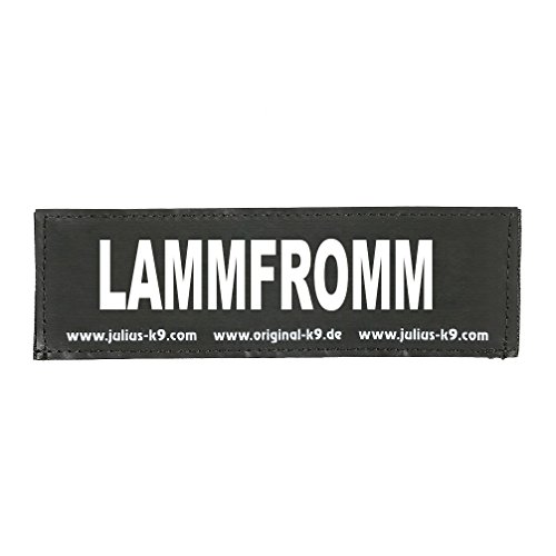 Klettaufschrift, LAMMFROMM, groß, Schwarz Klettaufschrift, LAMMFROMM, groß, Schwarz von JULIUS K-9