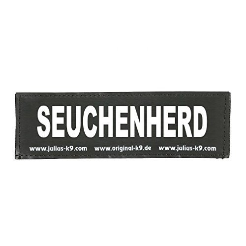Klettaufschrift, SEUCHENHERD, klein, Schwarz Klettaufschrift, SEUCHENHERD, klein, Schwarz von JULIUS K-9