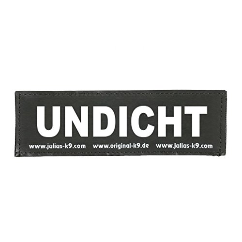 Klettaufschrift, UNDICHT, klein, Schwarz Klettaufschrift, UNDICHT, klein, Schwarz von JULIUS K-9