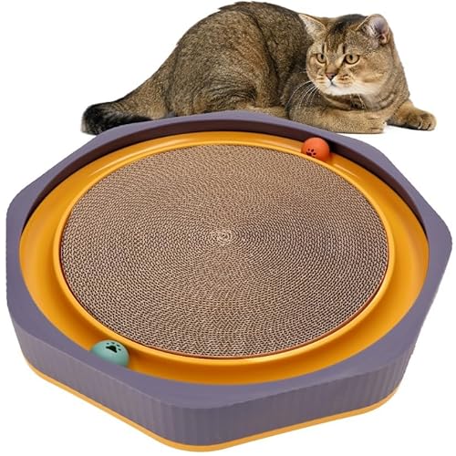 JUMI KATZENKRATZBAUM KATZENMINZE Spielzeug rund zum Kratzen Spielzeug von JUMI