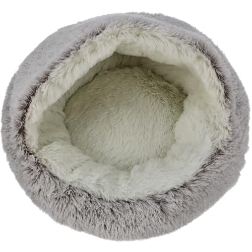 JUMI Rundes Haustierbett 60x60 cm – Weiches Plüsch-Kuschelbett, Schlafplatz für Katzen und Hunde JUMI Rundes Haustierbett 60x60 cm – Weiches Plüsch-Kuschelbett, Schlafplatz für Katzen und Hunde von JUMI