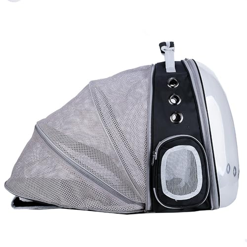 JUMI Transporttasche Hund und Katze - Tragetasche Katzen Hunde - Hunderucksack - Katzen Zubehör - Travel Bag - Transporttasche mit Verstellbarer Riemen - Lüftungsgitter - Falten - Schwarz JUMI Transporttasche Hund und Katze - Tragetasche Katzen Hunde - Hunderucksack - Katzen Zubehör - Travel Bag - Transporttasche mit Verstellbarer Riemen - Lüftungsgitter - Falten - Schwarz von JUMI