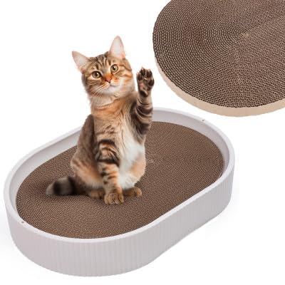 Kratzbaum-Set mit ZUSÄTZLICHEM austauschbaren Einsatz für Katze aus umweltfreundlicher KARTON Kratzbaum-Set mit ZUSÄTZLICHEM austauschbaren Einsatz für Katze aus umweltfreundlicher KARTON von JUMI