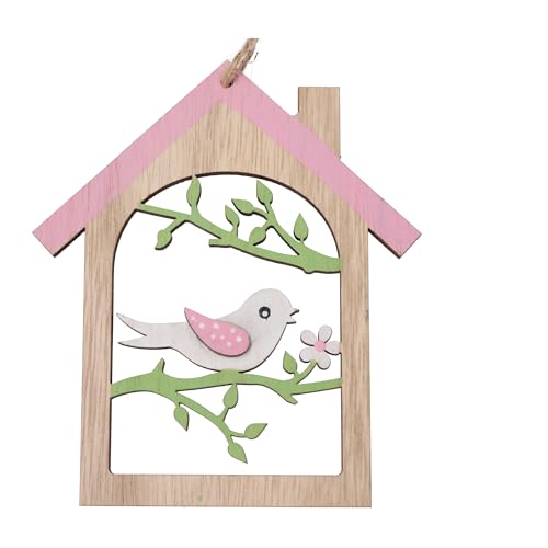 Osterhaus Deko aus Holz zum Hängen für Ostern Deko von JUMI