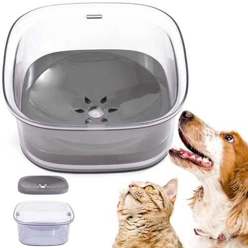 Wassernapf für Haustiere, kein Spritzen, für Katzen und Hunde, verlangsamt das Wasser, ohne zu verschütten von JUMI