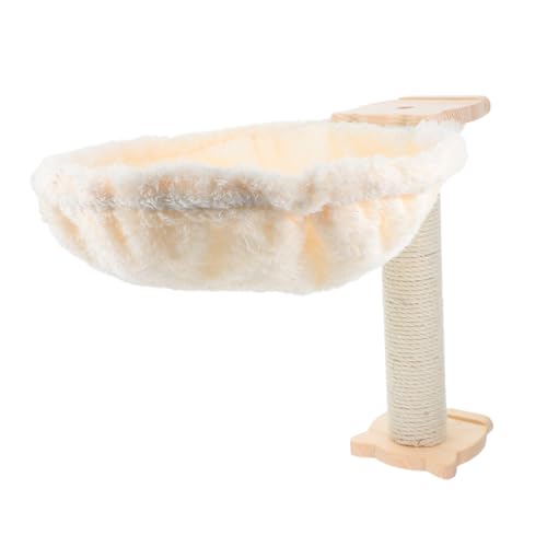 JUMPLAWN 1 Satz Hängematte für Katzen Weiche Löffelform Katzenhängematte mit Kratzsäule Multifunktionale Katzenbett Lösung für Kratzfest und Pflegeleicht für Kätzchen und Katzenliebhaber JUMPLAWN 1 Satz Hängematte für Katzen Weiche Löffelform Katzenhängematte mit Kratzsäule Multifunktionale Katzenbett Lösung für Kratzfest und Pflegeleicht für Kätzchen und Katzenliebhaber von JUMPLAWN