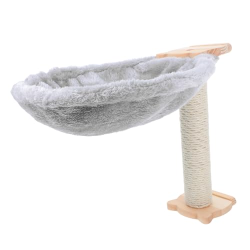 JUMPLAWN 1 Satz Katzenschaukelbett mit Kratzbaum Hängendes Katzennest Weiche Katzenhängematte für Katzen Stilvolles und Design für Katzenliebhaber JUMPLAWN 1 Satz Katzenschaukelbett mit Kratzbaum Hängendes Katzennest Weiche Katzenhängematte für Katzen Stilvolles und Design für Katzenliebhaber von JUMPLAWN