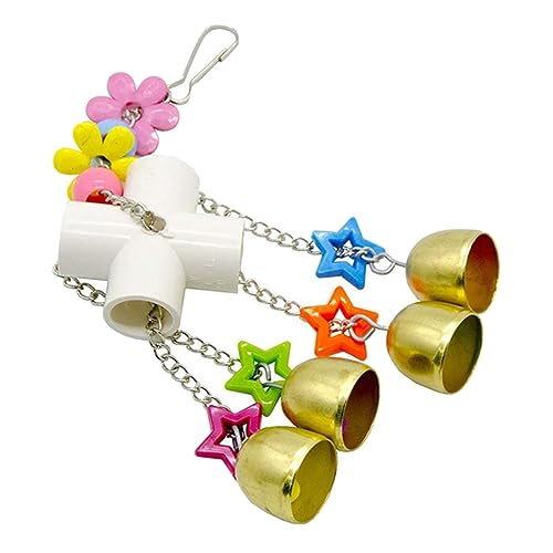 JUMPLAWN 1 Set Kauspielzeug Für Papageien Vögel Vogelglocken Für Käfig Vogelspielzeug Vogelschaukeln Mit Glocke Zum Aufhängen Im Innenbereich Vogelkäfigspielzeug Vogel JUMPLAWN 1 Set Kauspielzeug Für Papageien Vögel Vogelglocken Für Käfig Vogelspielzeug Vogelschaukeln Mit Glocke Zum Aufhängen Im Innenbereich Vogelkäfigspielzeug Vogel von JUMPLAWN