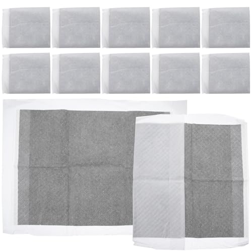 JUMPLAWN 100Stücke Bambuskohle Haustier Training Pads wasserdichte Einlagen Für Meerschweinchenkäfige Bequeme Und Verschleißfeste Unterlage Für Kleine Haustiere von JUMPLAWN