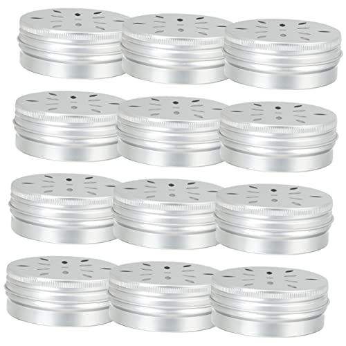 JUMPLAWN 12St Dufttrainingsbehälter für Hunde Hundenasentraining Hundegeschirr Duft für das Hundetraining Haustier Geruchstrainingsset für Hunde Hundenasen-Trainingshalter Aluminium Silver von JUMPLAWN