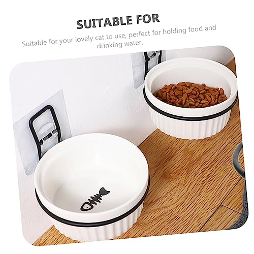 JUMPLAWN 1Satz Hängende Futterschalenhalterung für Haustiere Selbstklebende Wandmontage Teiliges für Katzen und Hunde Ergonomisches Design zur Reduzierung Halsbelastung Schwarz JUMPLAWN 1Satz Hängende Futterschalenhalterung für Haustiere Selbstklebende Wandmontage Teiliges für Katzen und Hunde Ergonomisches Design zur Reduzierung Halsbelastung Schwarz von JUMPLAWN
