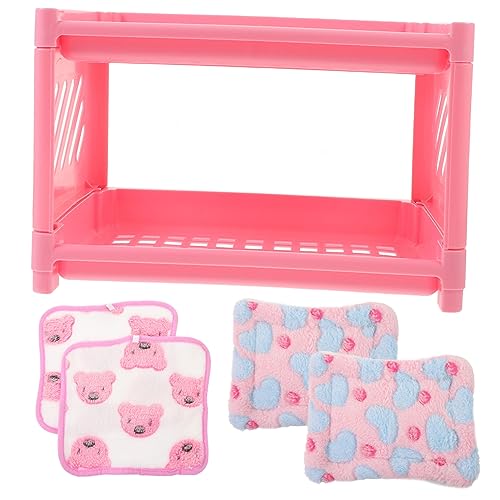 JUMPLAWN 1satz Multi-funktionale Meerschweinchen-Bett-höhle Doppelstöckiges Haustierbett Für Hamster Chinchillas Und Andere Kleintiere Kuschelig Und Warm Als Spielzeug Und Rückzugsort JUMPLAWN 1satz Multi-funktionale Meerschweinchen-Bett-höhle Doppelstöckiges Haustierbett Für Hamster Chinchillas Und Andere Kleintiere Kuschelig Und Warm Als Spielzeug Und Rückzugsort von JUMPLAWN