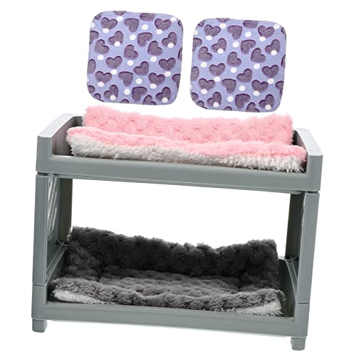 JUMPLAWN 1Satz Kleintierbett für Hamster Chinchilla und Meerschweinchen Abnehmbares und Sicheres Versteck für Haustiere Schlafen und Ausruhen JUMPLAWN 1Satz Kleintierbett für Hamster Chinchilla und Meerschweinchen Abnehmbares und Sicheres Versteck für Haustiere Schlafen und Ausruhen von JUMPLAWN