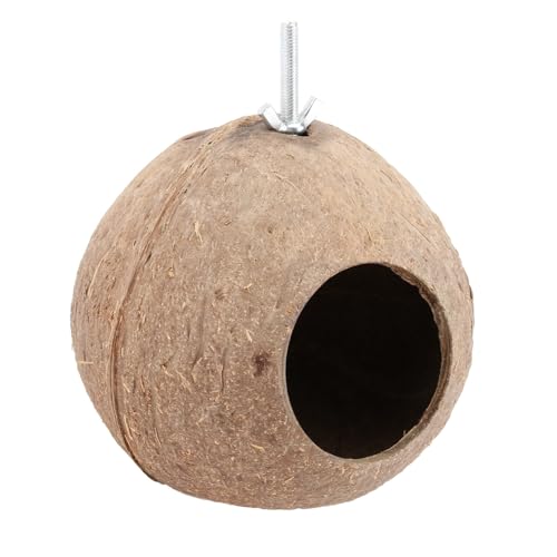 JUMPLAWN 1Stück Kokosnussschale Kreatives Kürbisförmiges Vogelhaus Hängend für Kanarienvögel und Papageien und Schützend für Garten JUMPLAWN 1Stück Kokosnussschale Kreatives Kürbisförmiges Vogelhaus Hängend für Kanarienvögel und Papageien und Schützend für Garten von JUMPLAWN