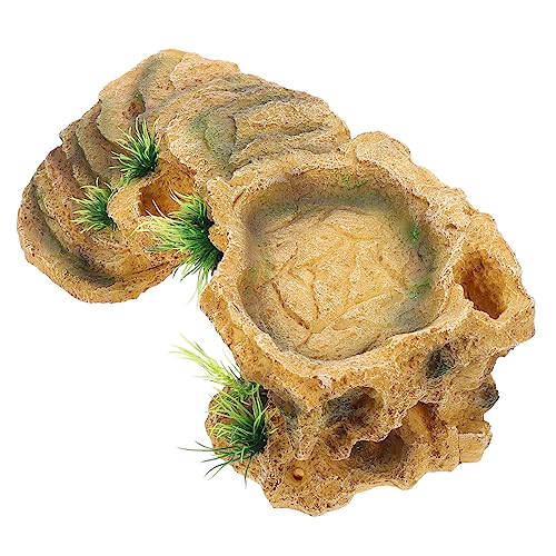 JUMPLAWN Schildkröten Sonnenplattform aus Harz Versteckhöhle für Wasserschildkröten Reptilien und Aquarium Ornament mit Schmutzabweisendem Design für Terrarien und Reptilienbecken JUMPLAWN Schildkröten Sonnenplattform aus Harz Versteckhöhle für Wasserschildkröten Reptilien und Aquarium Ornament mit Schmutzabweisendem Design für Terrarien und Reptilienbecken von JUMPLAWN