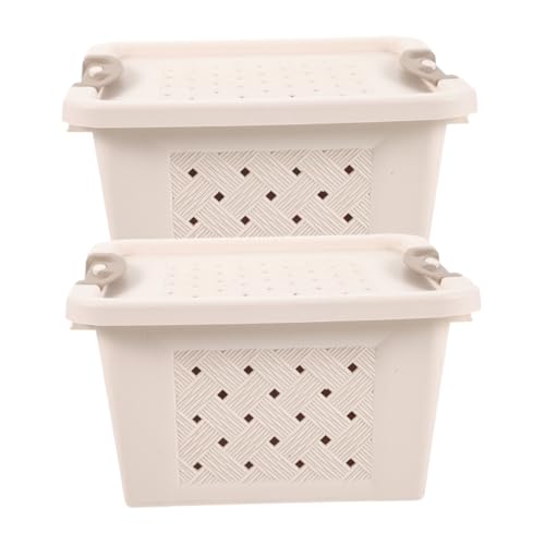 JUMPLAWN 2 Stück Hamster Transportbox aus Kunststoff mit Belüftung Tragbarer Kleintierbehälter für Meerschweinchen Kaninchen Chinchilla Outdoor Haustier Carrier Leicht zu Reinigen und von JUMPLAWN
