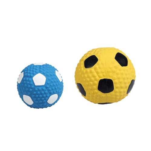 JUMPLAWN 2 Stück Hundebissbeständiges groß Haustier weiches interaktives Kauspielzeug Ball Kleine Welpenspielzeug Hundespielzeug zum Kauen kauen Emulsion JUMPLAWN 2 Stück Hundebissbeständiges groß Haustier weiches interaktives Kauspielzeug Ball Kleine Welpenspielzeug Hundespielzeug zum Kauen kauen Emulsion von JUMPLAWN