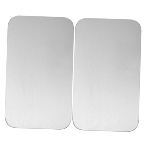 JUMPLAWN 2 Stück Kühlende Aluminiumplatte Kühlung PIPI-Pads für Hunde gekühlt Welpe Vlies Cool Hamster zubehör Haustier Kühlmatte Kühlkissen für kleine Haustiere Kaninchen-Kühlbrett Silver JUMPLAWN 2 Stück Kühlende Aluminiumplatte Kühlung PIPI-Pads für Hunde gekühlt Welpe Vlies Cool Hamster zubehör Haustier Kühlmatte Kühlkissen für kleine Haustiere Kaninchen-Kühlbrett Silver von JUMPLAWN